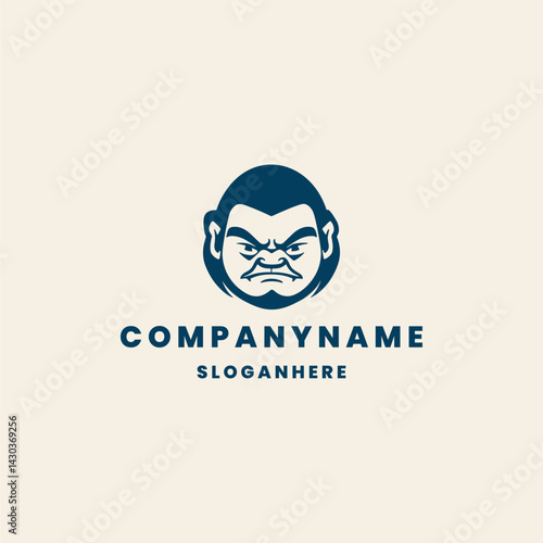 Free Download Head man logo vector icon illustration style - GFXLoad