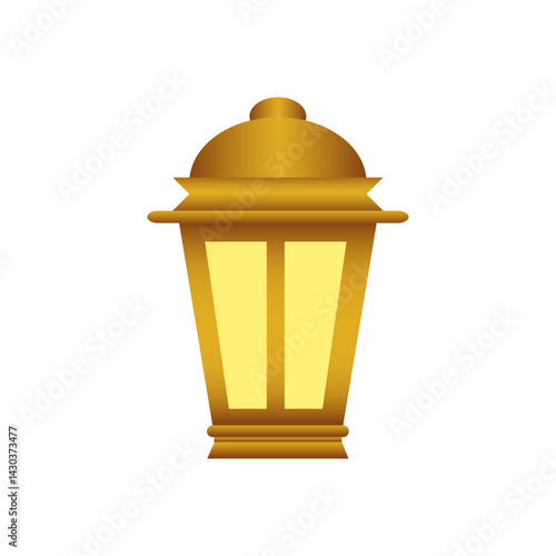 Simple Editable Islamic Lantern