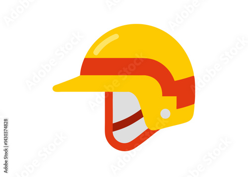 Simple icons of baseball merchandise. Illustration. Summer. Koshien. Sports.