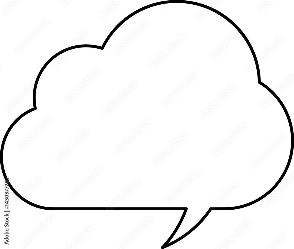 Set of blank white speech bubble in flat design, chatting box, message box icon. Balloon doodle style of thinking sign symbol. Speech bubble isolated on background. Set of blank white speech bubble in flat design, chatting box, message box icon. Balloon doodle style of thinking sign symbol. Speech bubble isolated on background.