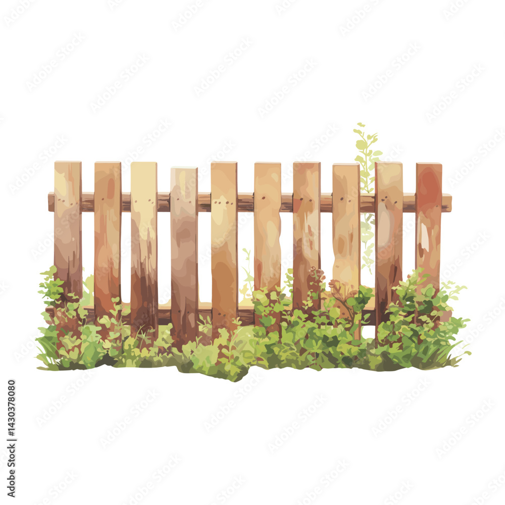 Obraz premium Fence fence illustration outdoors vector