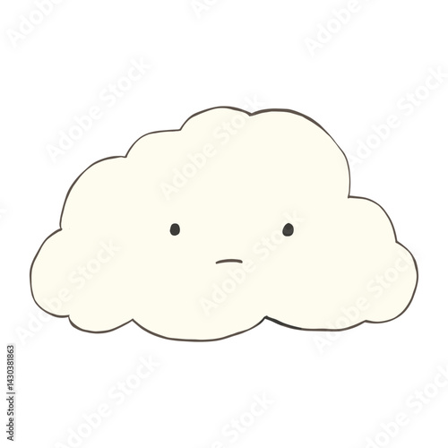 vectorCloud whimsical cartoon simple