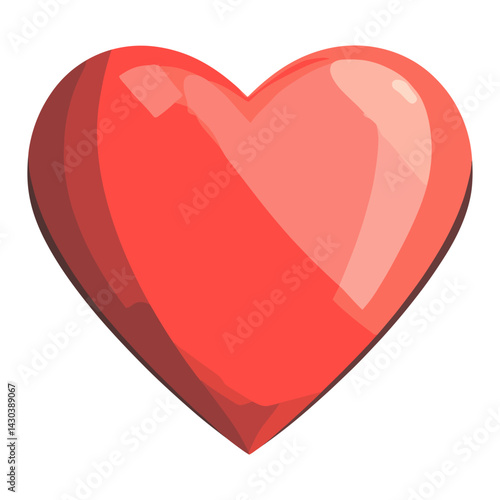Carttoon heart icon illustration valentine clothing vector