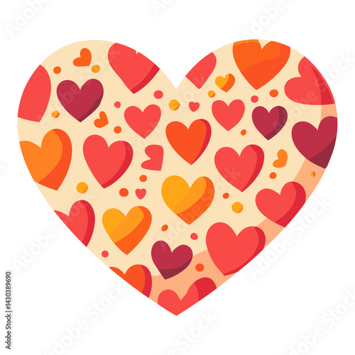 Carttoon heart icon pattern symbol illustration vector