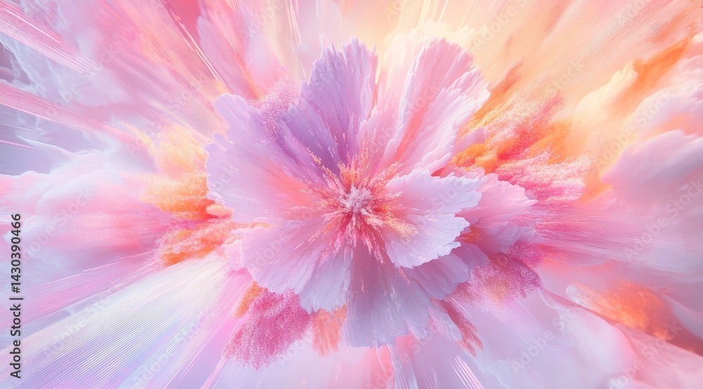 Obraz premium pink flower background