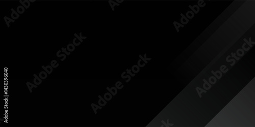 Black abstract background. Elegant dark diagonal shape element modern