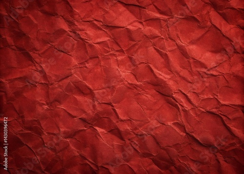Wallpaper Mural A digital illustration featuring a rich, textured abstract background with a deep red hue. The texture is uneven, with a complex pattern that resembles a crumpled piece of paper. The color palette is  Torontodigital.ca