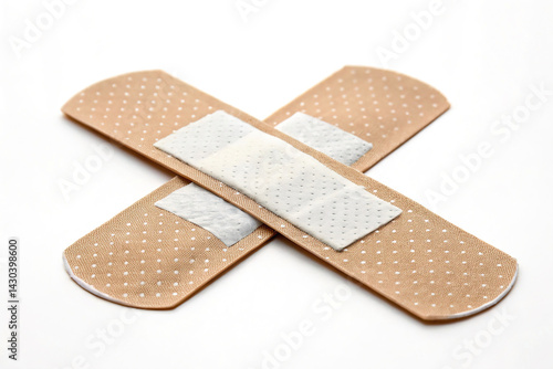 Obraz na płótnie Band-aids isolated on white background w salonie