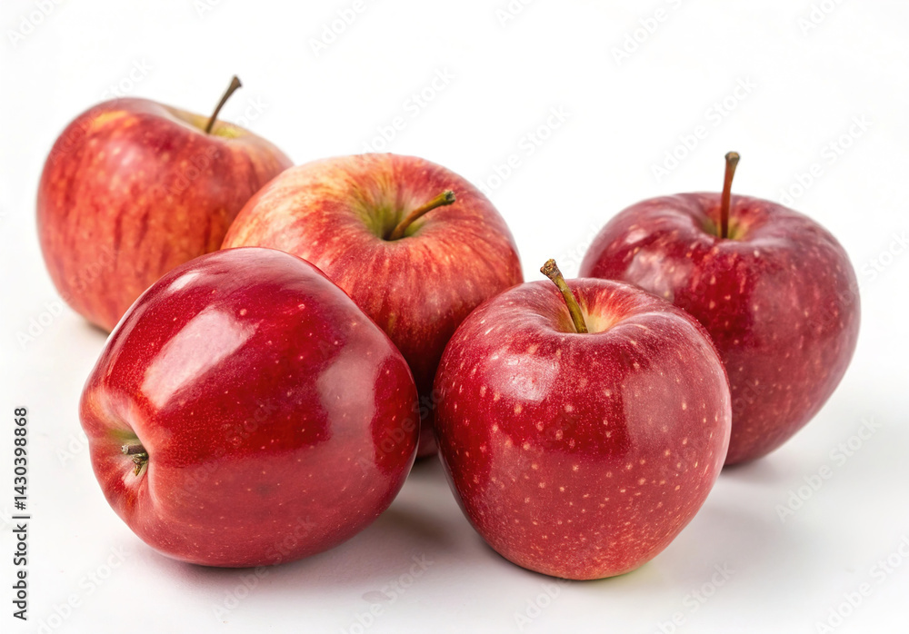 Apples isolated on white background