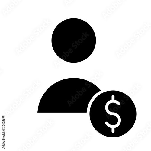 Money icon vector. Finance illustration sign. Dollar symbol. banking or bank logo.