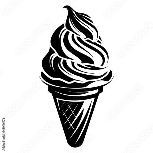 Ice cream illustration dessert graphic vector
