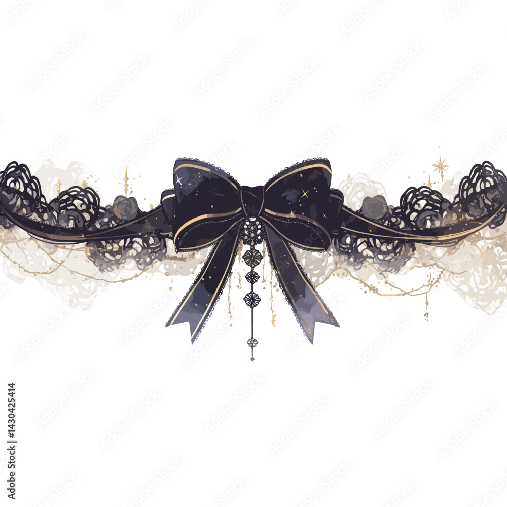 Fototapeta premium Book accessories accessory ribbon vector