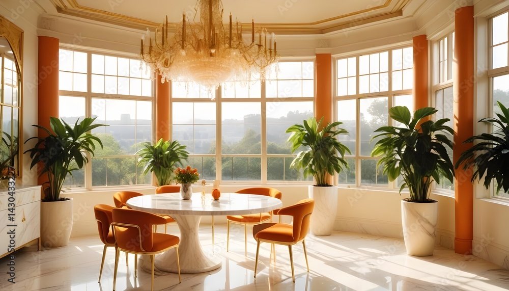 Obraz premium interior modern design room 3d