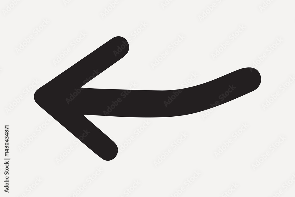 black doodle curved arrows illustration vector black doodle curved arrows illustration vector
