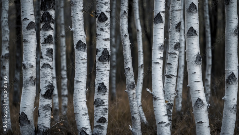 Fototapeta premium Birch Tree Bark Texture and Pattern