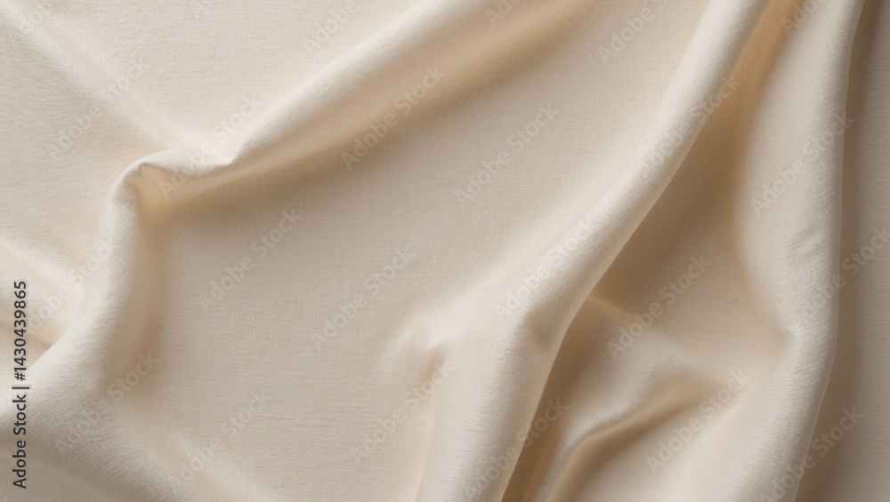 Fototapeta premium Vintage beige textile pattern with soft cream tones for background use