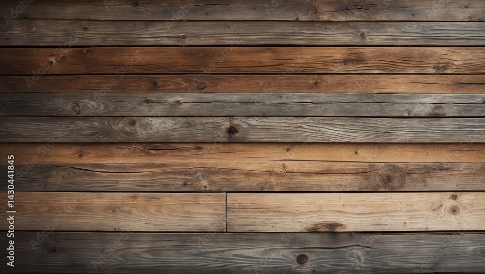 Fototapeta premium Vintage shiplap with blue and grey tones as a textured wooden wall