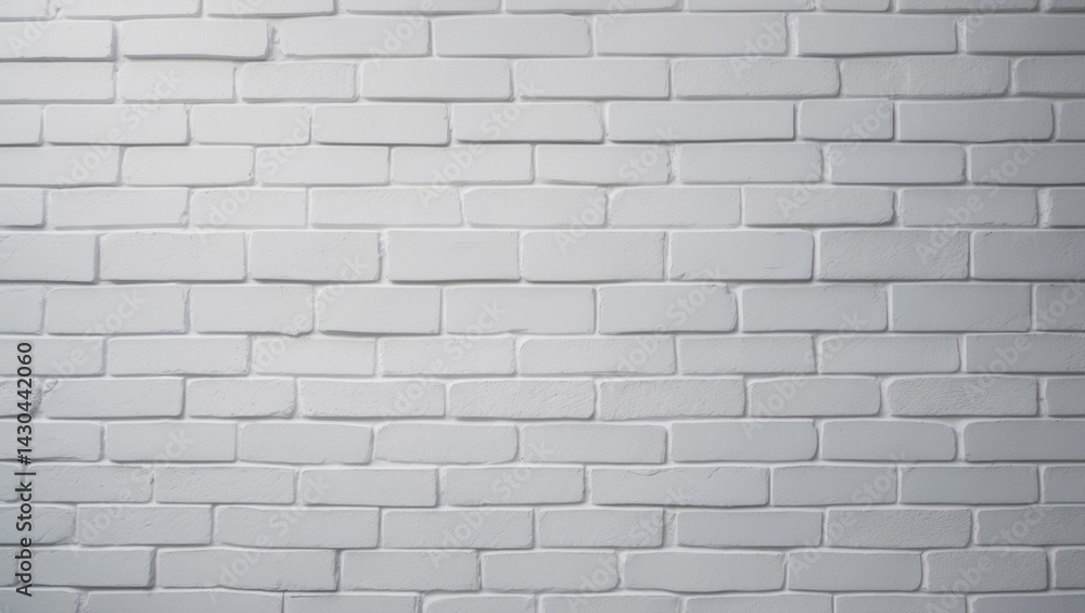 Naklejka premium White brick wall texture detail for background use