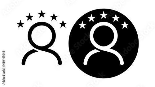 expert symbol, black isolated silhouette