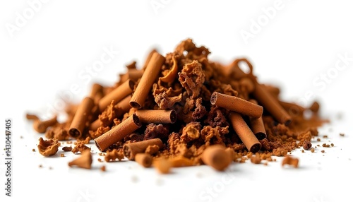 Wallpaper Mural dried smoking tobacco. Isolated on a white background. Torontodigital.ca