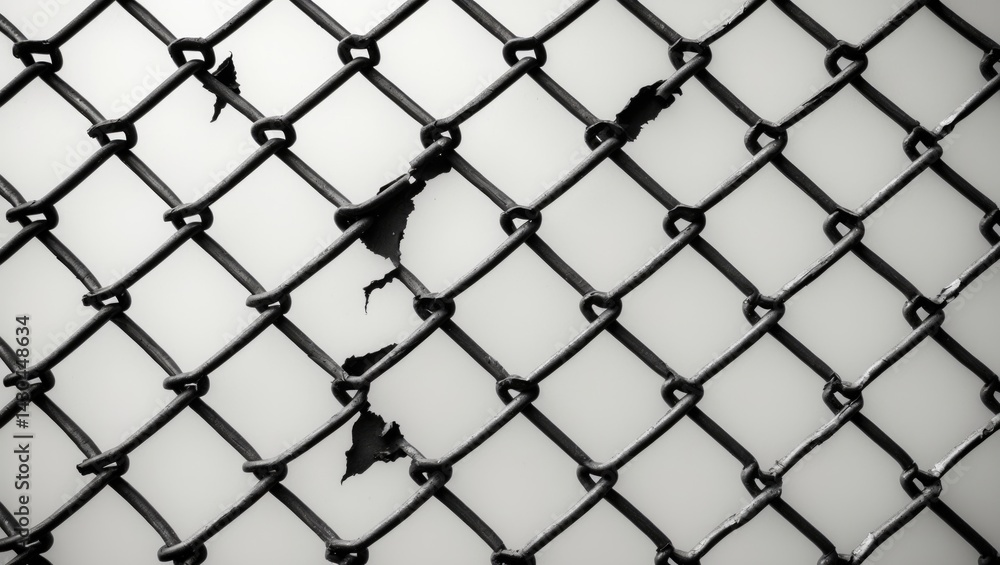 Fototapeta premium Metal mesh texture against a background