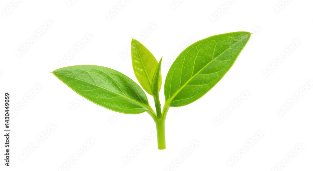 Isolated Growing Green Plant Sprout Spring Concept Isolated Growing Green Plant Sprout Spring Concept