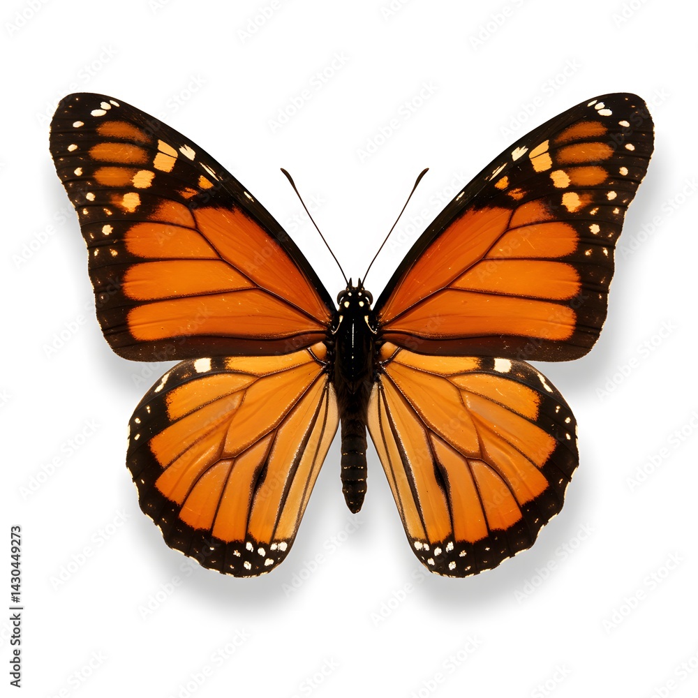 Obraz premium Monarch butterfly isolated