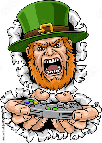 An angry Leprechaun Celtic ...