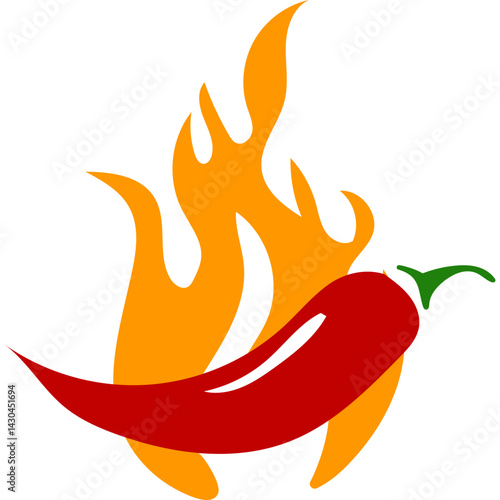 Flaming Chili Icon