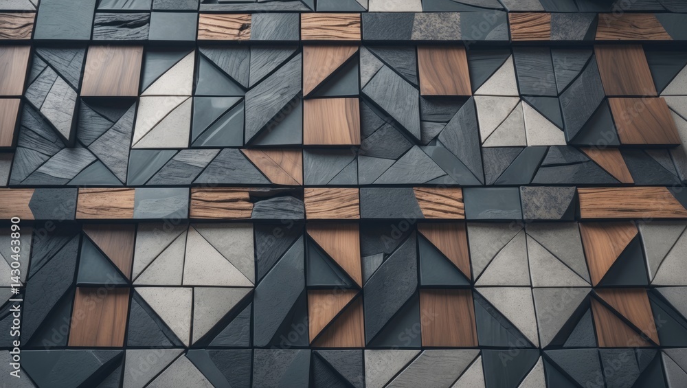 Modern geometric seamless wood pattern for parking floor tiles and outdoor decor Modern geometric seamless wood pattern for parking floor tiles and outdoor decor