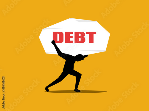 Businessman tries to bear the big debt problem