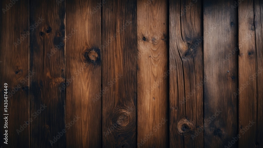 Weathered texture of brown wood in cracked antique furniture plank Weathered texture of brown wood in cracked antique furniture plank