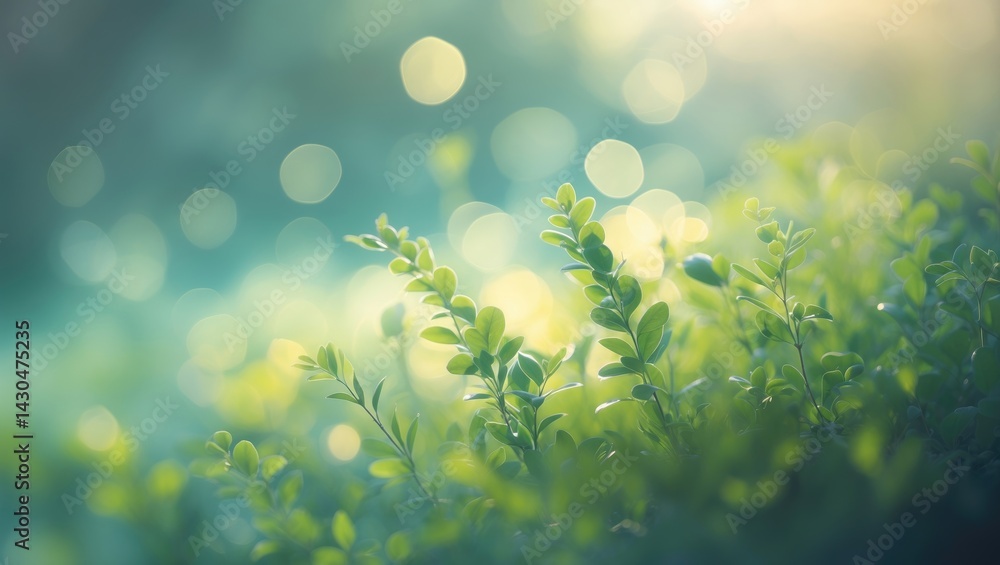 World Environment Day: Blurred Green Garden and Nature with Blue Sky Background World Environment Day: Blurred Green Garden and Nature with Blue Sky Background