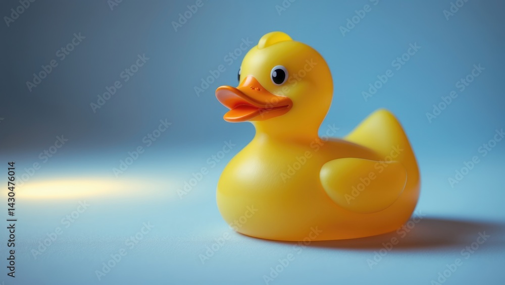 Yellow rubber duck on a background, with space for text. Yellow rubber duck on a background, with space for text.