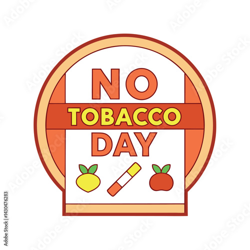  No tobacco day vector illustration.
