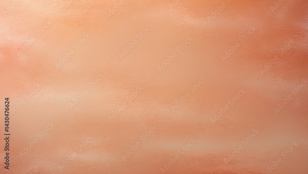 Fototapeta premium Elegant gradient peach skin background with grainy texture