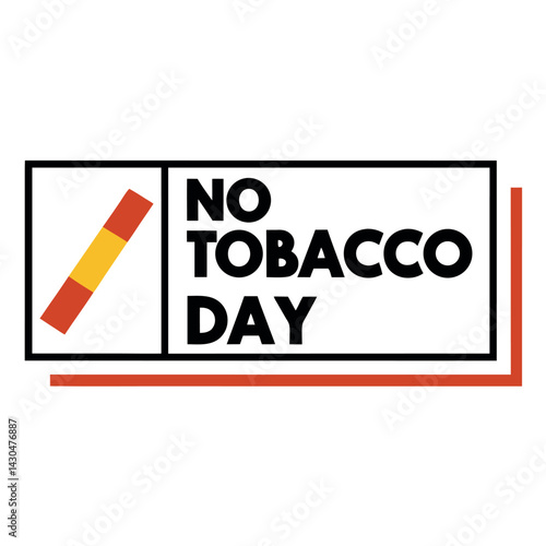  No tobacco day vector illustration.
