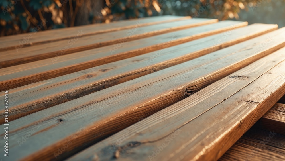 Wooden structure made of planks. Background
