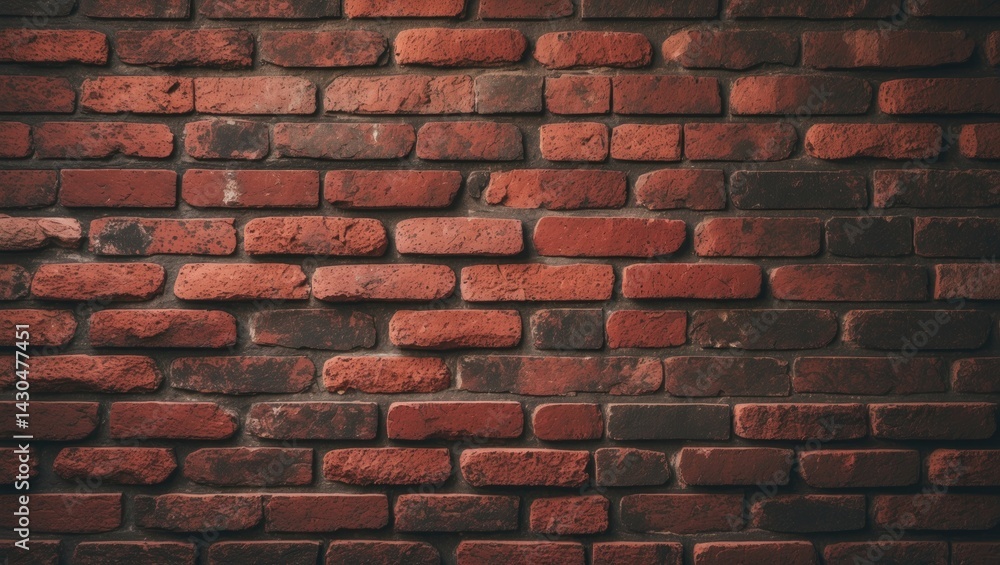 Obraz premium Vintage brick wall background with retro pattern and texture
