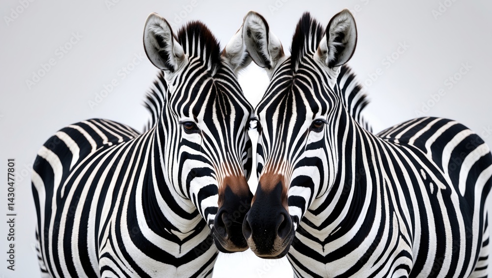 Fototapeta premium Endearing Zebras of Africa's Grasslands