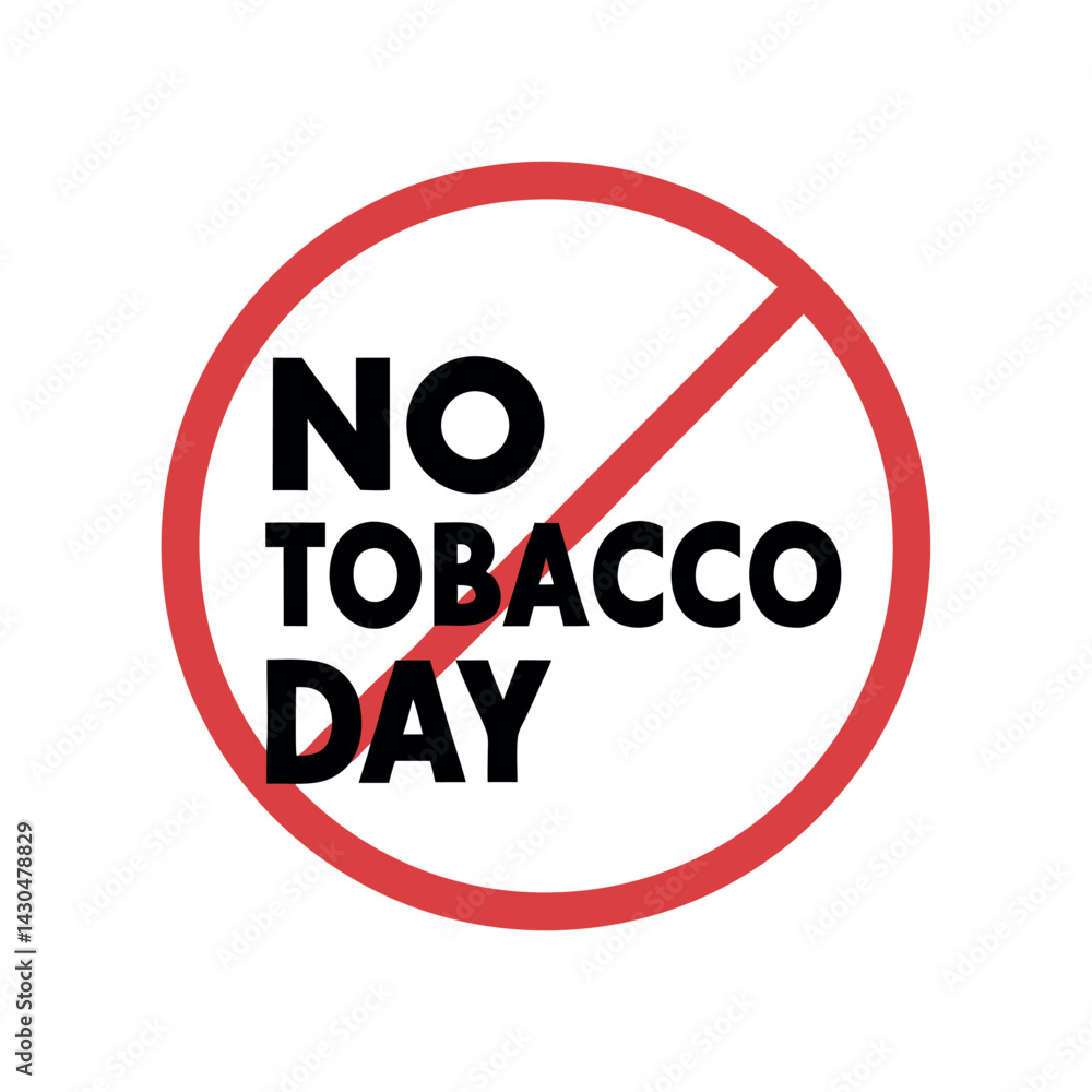 No tobacco day vector illustration.
No tobacco day vector illustration.