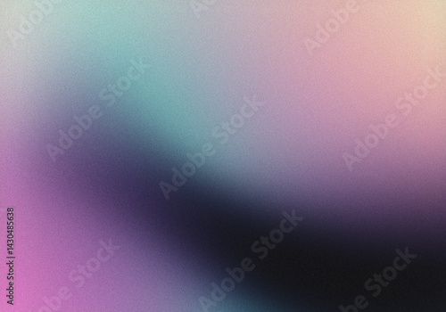 Holographic grainy gradient abstract background, color blending effect, modern aesthetic soft texture