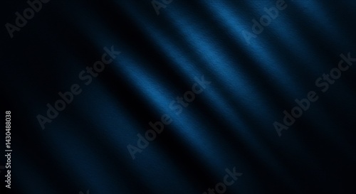 Abstract Dark Blue Background with Diagonal Light Streaks and Textured Surface