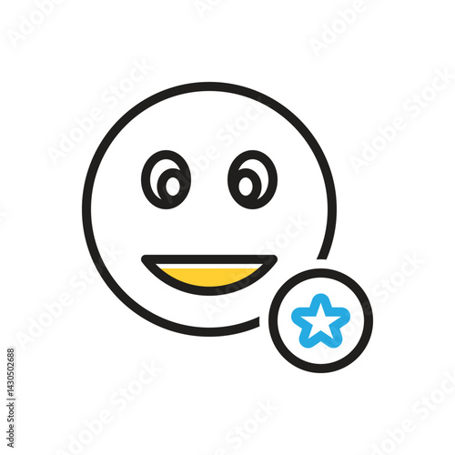 Multi color icon for impressive