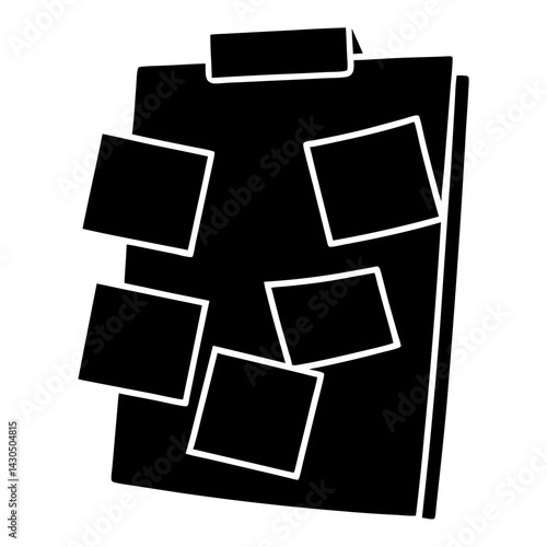 Blank photo frames on a white background offer empty borders for your photography prints and picture designs
