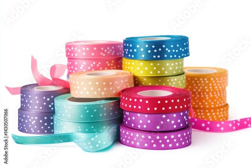 Isolated clearance offer ribbon collection on a clean white backdrop.