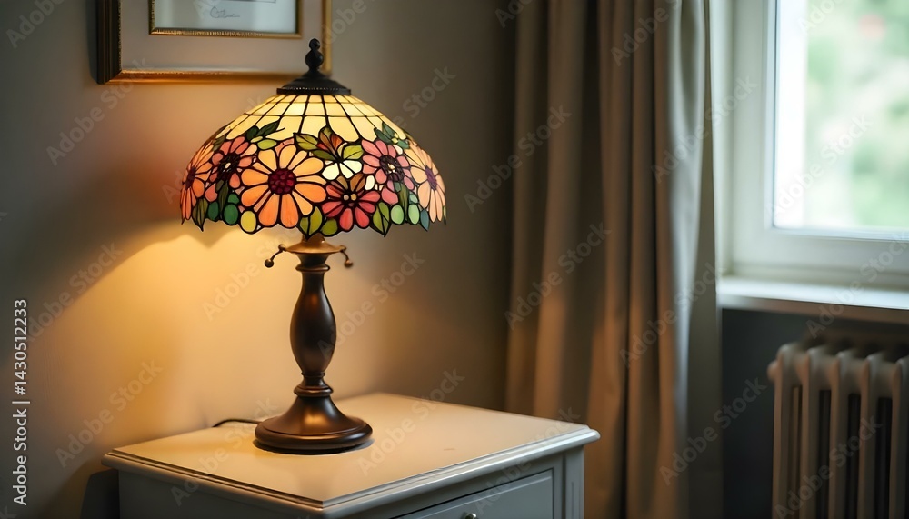 Table lamp on white background Table lamp on white background