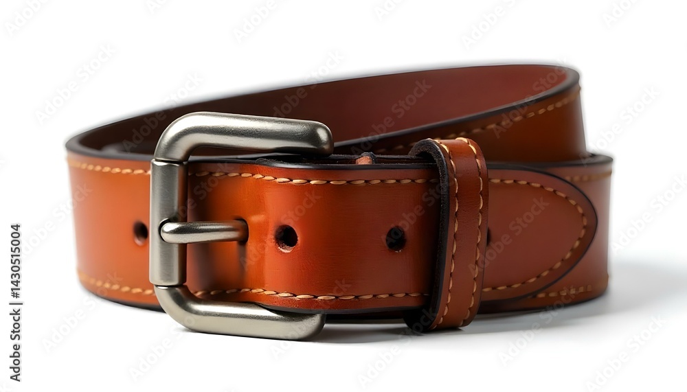 leather belt isolated on a white background leather belt isolated on a white background