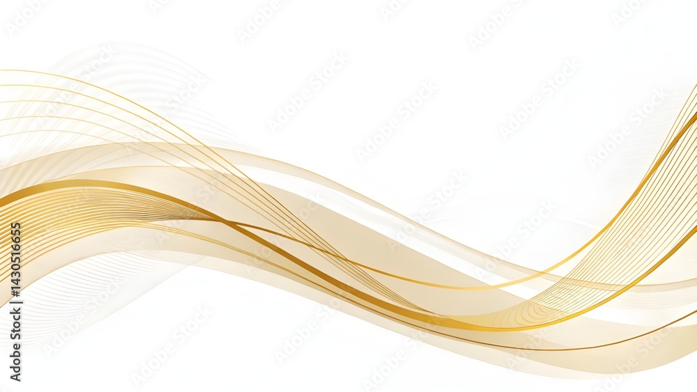 an elegant white background with overlapping shades and flowing golden lines. an elegant white background with overlapping shades and flowing golden lines.