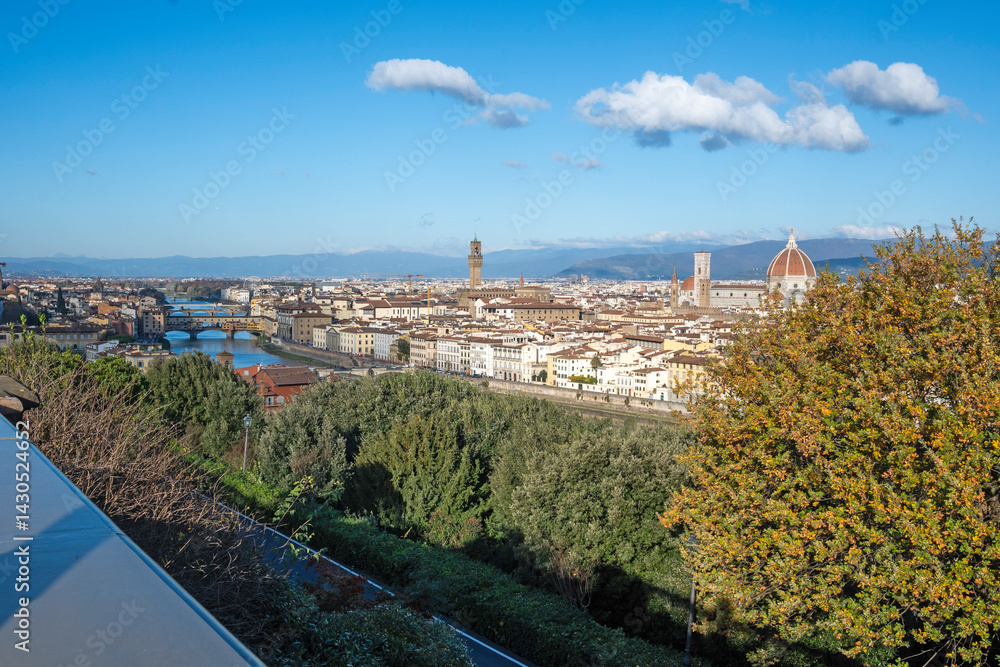 The Old Town of city of Florence, Tuscany Region, Italy